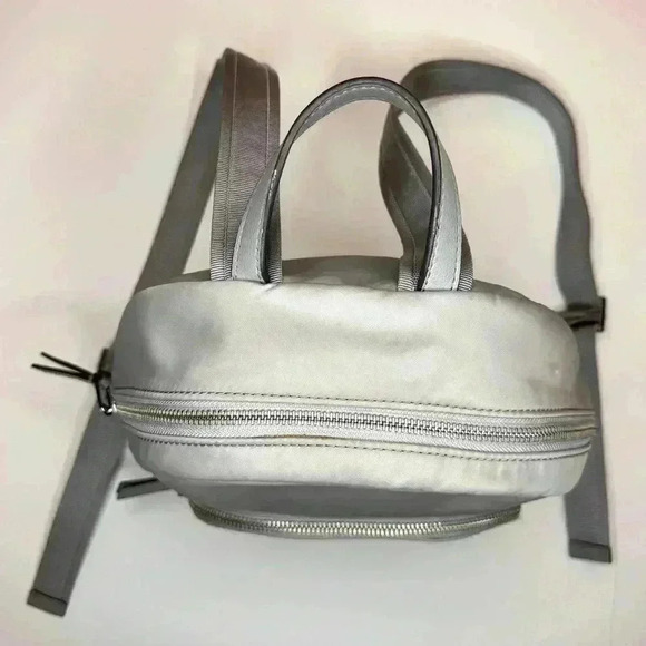 Kate Spade Dawn Medium Nylon Backpack Soft Taupe WKRU5913 Grey main image 8